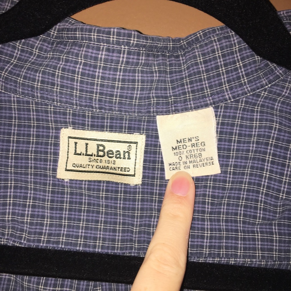 LL Bean Button-Down - Picture 2 of 2